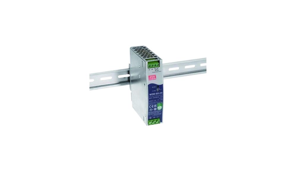 Netzteil für DIN-Schiene 83.5% 5V 10A 50W Einstellbar WDR-60